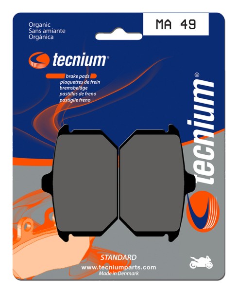 Pastillas de Freno Tecnium Street Organic - MA49