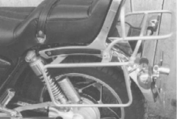 Portaequipajes superior tubular y portaequipajes lateral cromados para Honda VF 750 Custom (82-84)