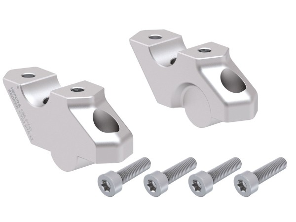 Elevador de manillar H=30 mm con desplazamiento 22 mm hacia atrás para BMW F 800 GS (24-) Hepco & Becker