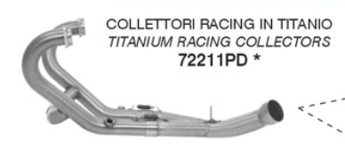ARROW Racing Krümmer Titan BMW R12 G/S, 2025-