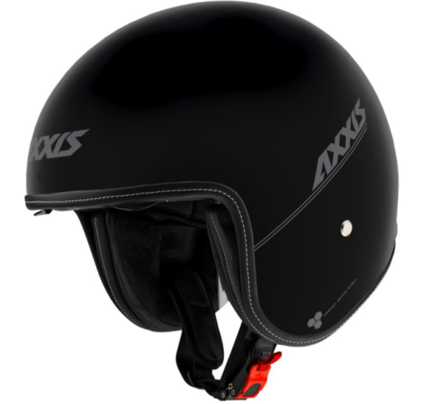 Casco jet Axxis, Hornet SV, negro mate
