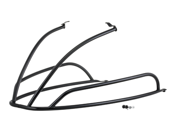 Cubrebarras lateral para Vespa Primavera/Sprint/Elettrica 50-150cc, negro brillante