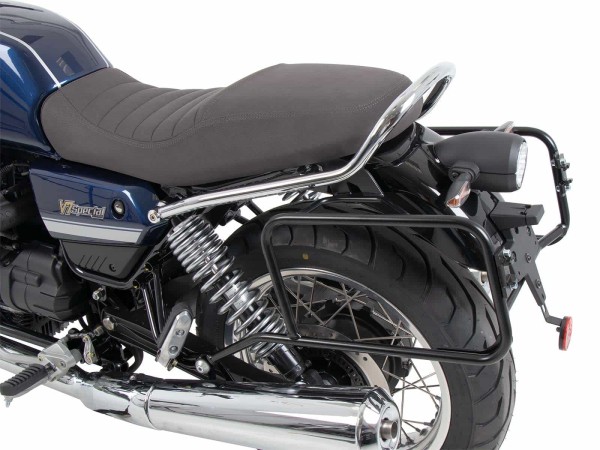 Portaequipajes negro para Moto Guzzi V7 Special/Stone/Centenario (21-24) Hepco & Becker