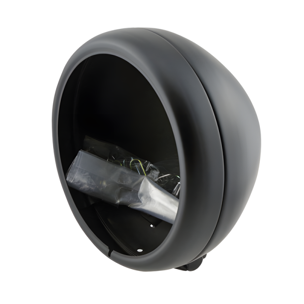 HIGHSIDER pro Pecos carcasa del faro negro 5 3/4 pulgadas, montaje inferior