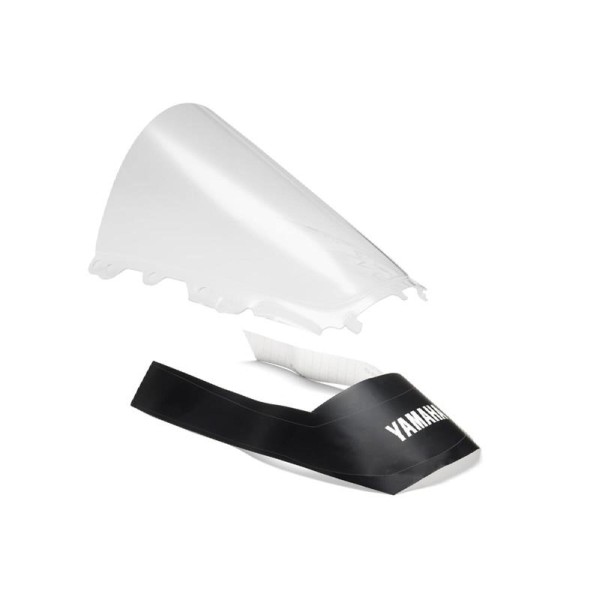 Parabrisas GYTR Racing transparente para YZF R6 RACE /GYTR (23-) / R7 (26-) Original Yamaha