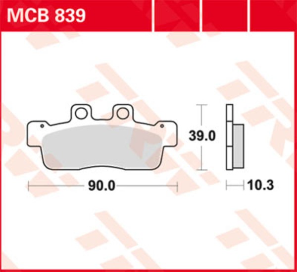 Pastilla TRW Lucas Racing MCB816SRQ