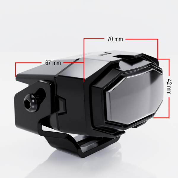 Luz antiniebla HIGHSIDER pro MH24-FOG LED negro