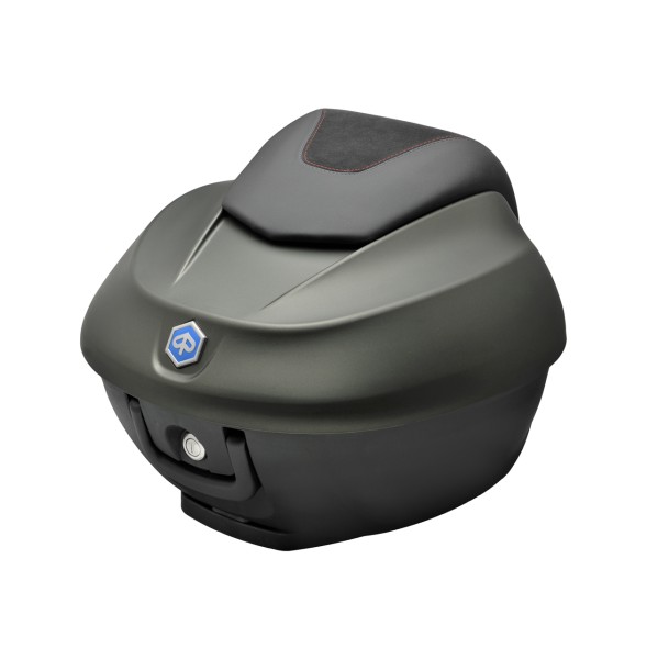 Kit maletín superior 36 l. Verde Jungla XV7_verde army 333/A Original Piaggio para Beverly HPE (incl. placa de montaje)
