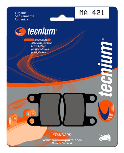 Pastillas de Freno Tecnium Street Orgánicas - MA421