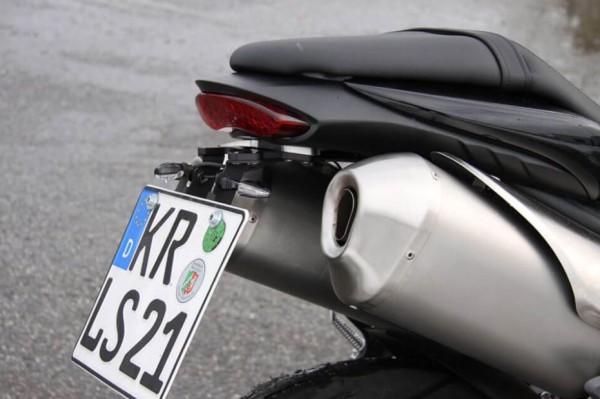 Soporte de matrícula LSL para Triumph Speed Triple 1050 (11-15)