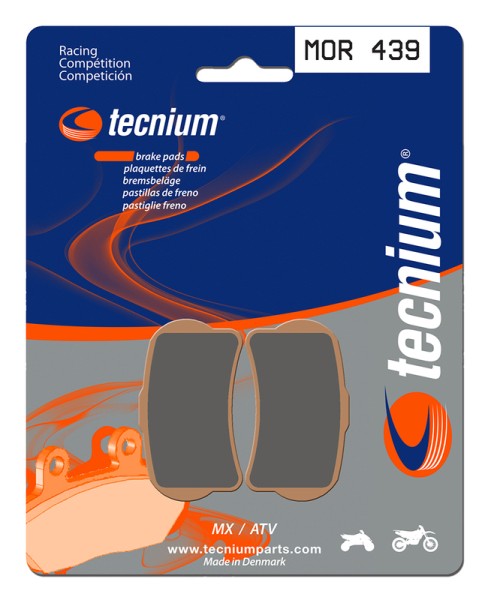 Tecnium Racing MX/ATV pastillas de freno de metal sinterizado - MOR439
