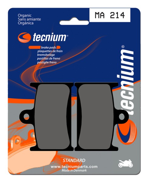 Pastillas de Freno Tecnium Street Orgánicas - MA214