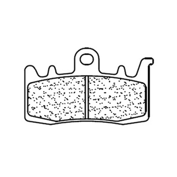 Pastillas de freno de metal sinterizado CL Brakes Street - 1232XBK5