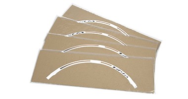 Juego de pegatinas de decoración de llantas doradas para Honda Forza125/350 Original
