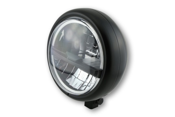 HIGHSIDER pro Faro de 5 3/4 pulgadas Pecos Tipo 5 LED Negro Montaje inferior