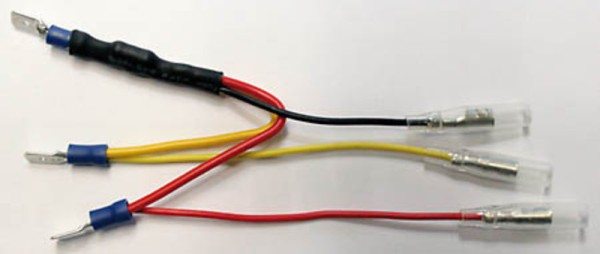 HIGHSIDER Resistor inteligente Con cable adaptador para piloto trasero LED, terminal de cuchilla de 6,3 mm (1ud.)