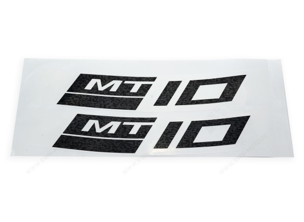 Adhesivos reflectantes para llantas negras para Yamaha MT-10 (22-) Original