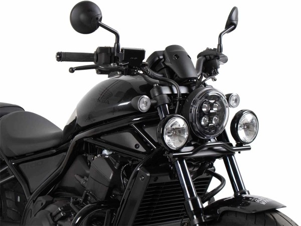Faro auxiliar Twinlight incl. soporte y cable negro para Honda CMX 1100 Rebel /DCT (25-)