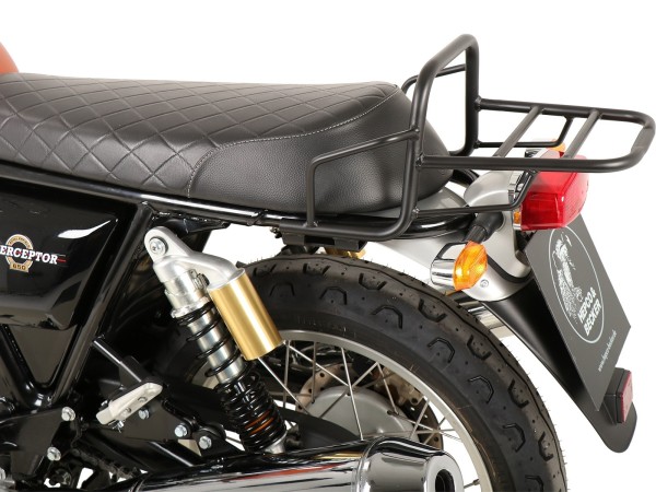Portaequipajes puente negro para Royal Enfield Interceptor (2018-)