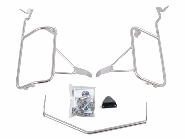 Portaequipajes lateral recortable acero inoxidable para Xplorer recortable 40/37 para BMW F 800 GS (08-18)