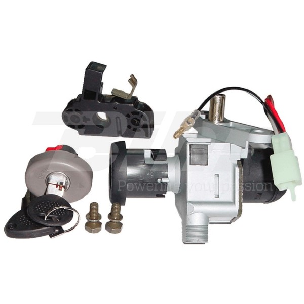 V PIEZAS Cerradura de encendido Yamaha YH50 WHY/MBK Flipper 50