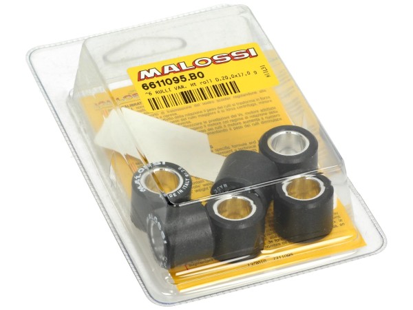 Juego de rodillos de variador Malossi, 20x17 mm, 7,0 g, pieza: 6