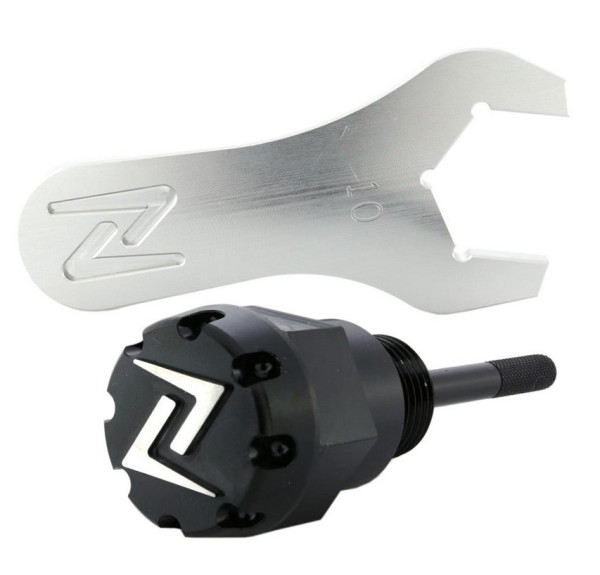 Tapón de llenado de aceite del motor para Vespa, negro