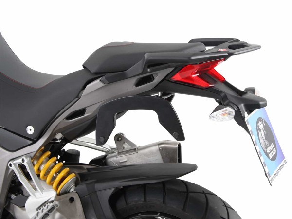 Soporte lateral C-Bow negro para Ducati Multistrada 1200 Enduro (16-18) Hepco & Becker