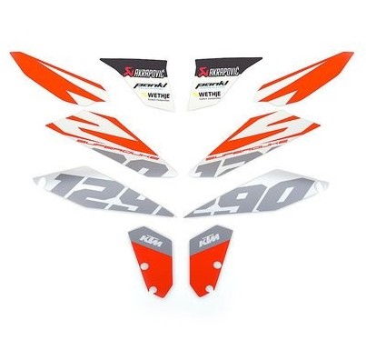 Kit gráfico KTM Style para 1290 Super Duke R (BJ 17 -19)