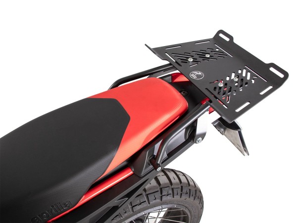 Extensión portaequipajes negra para Aprilia Tuareg 660 (25-) Hepco & Becker