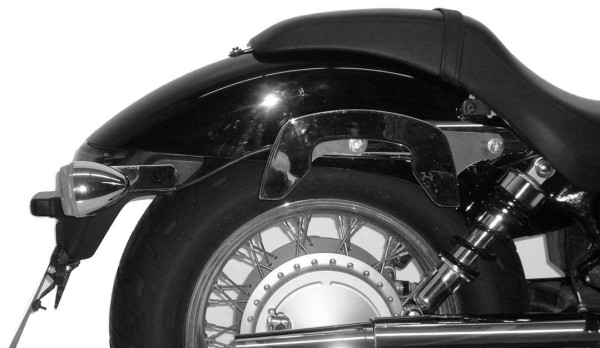 Soporte lateral C-Bow cromado para Honda VT 750 DC Shadow Spirit (07-13) Hepco & Becker