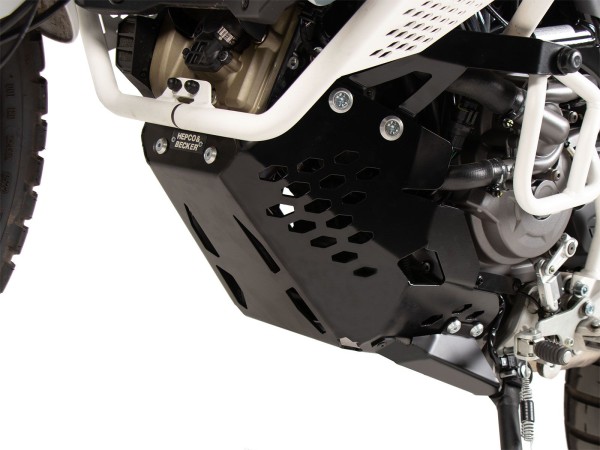 Placa de protección del motor negra para Ducati DesertX (22-) Hepco & Becker