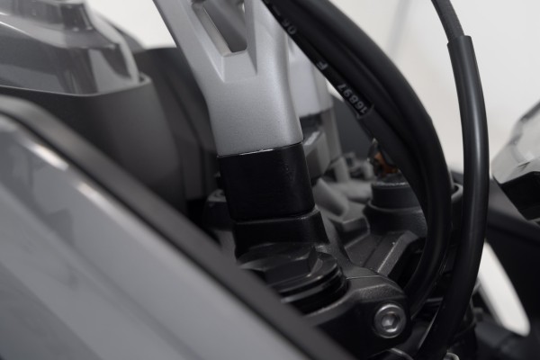 SW-Motech Elevador de manillar, negro para manillar Ø 32 mm, H=30 mm para Triumph Tiger Sport 660 - SW Motech