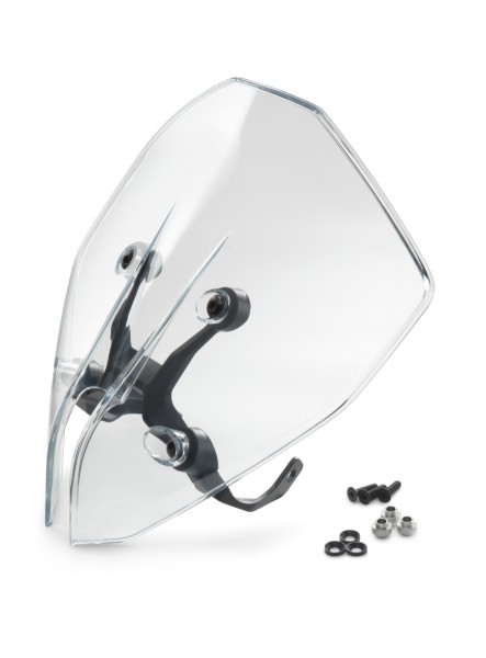 Parabrisas KTM transparente para 790 Duke (Bj.18-) / 890 Duke (Bj.20-)