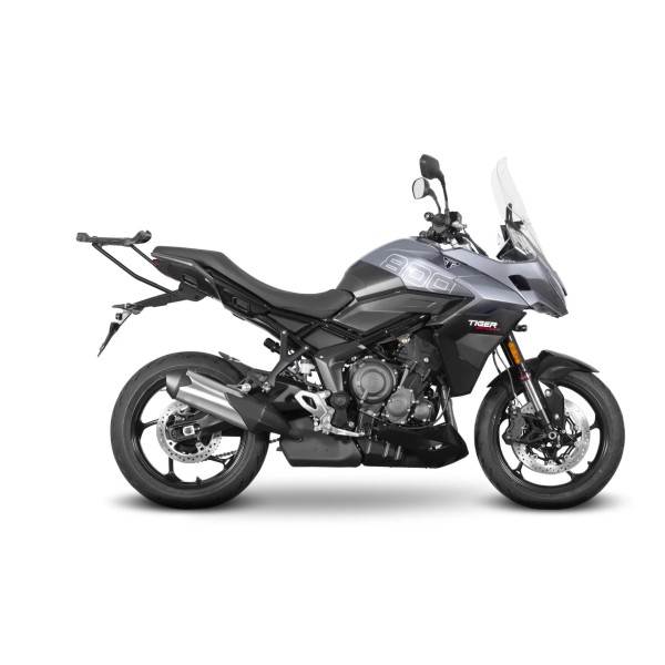 Soporte para baúl Shad, pintado en negro, para Triumph Tiger Sport 660 /800 (25-)