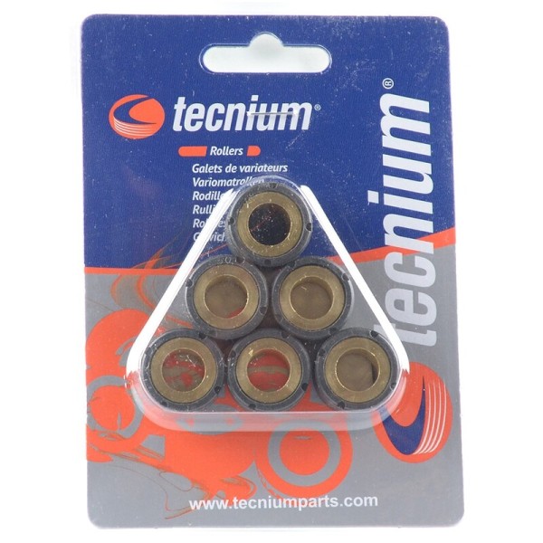 Tecnium juego de rodillos variador 15x12mm 6.5gr - 6 piezas