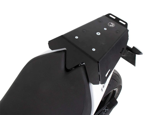 Portaequipajes deportivo fijo negro para Aprilia Tuono V4 (21-24) Hepco & Becker