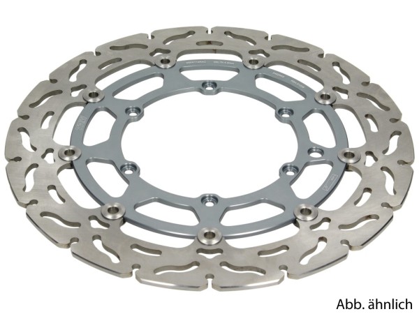 Disco de freno delantero TRW, flotante, Ø 282 mm, MSW202RAC