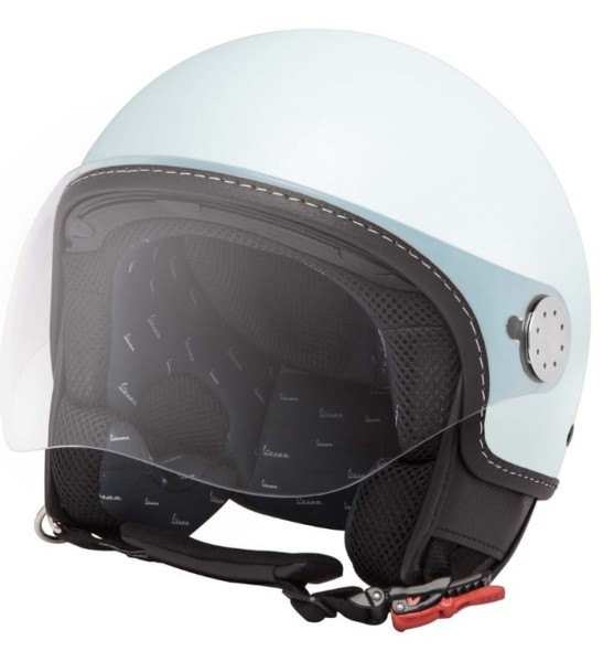 Casco Vespa jet, Vespa Visera LangHe, latte menta (350/A)
