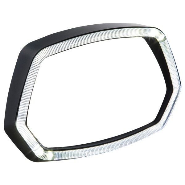 Anillo de luz LED negro mate para Vespa Sprint 125/150cc 4T ('13-'18)