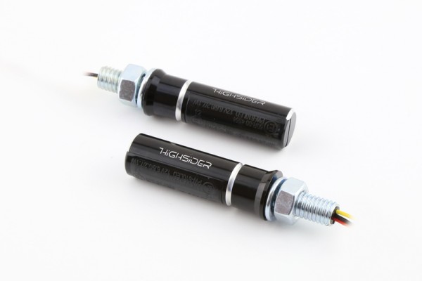 HIGHSIDER pro Conero Piloto trasero LED, luz de freno, intermitente negro/tintado 3en1, homologado E (par)