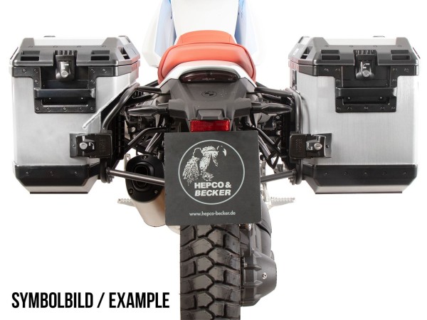 Juego portamaletas Portamaletas incl. juego portamaletas Xplorer Cutout negro para BMW R 12 G/S (25-)