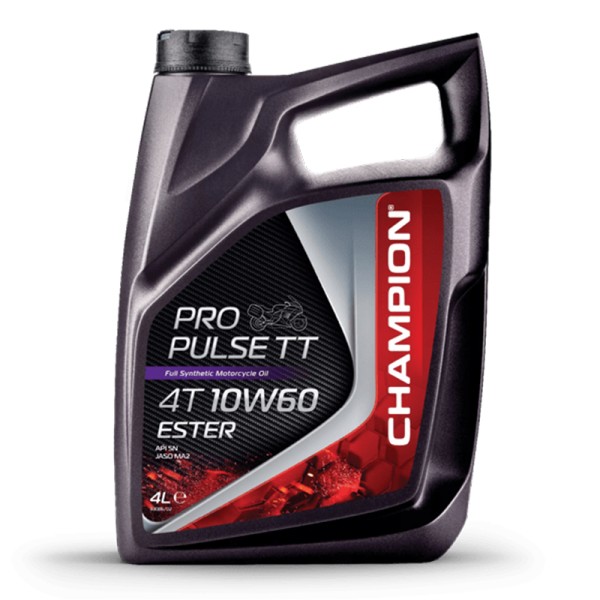 CHAMPION® Aceite de motor Pro Pulse TT 4T 10W-60 Ester - 4 litros