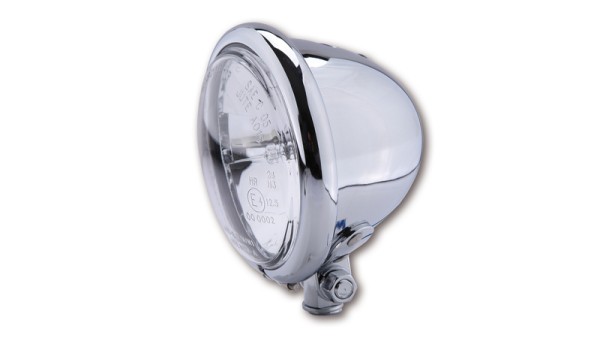 HIGHSIDER smart 4 1/2 pulgadas luz de carretera Bates Style cromado homologado E (1ud.)
