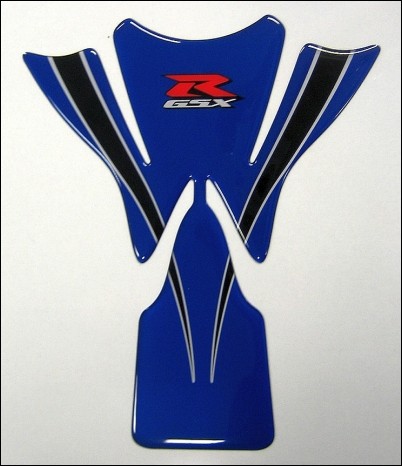 Tankpad, Azul para Suzuki GSX-R1000 BJ. 2005 - 2006/ 2007-2008/ GSX-R750 BJ: 2004-2005/ GSX-R750 BJ.