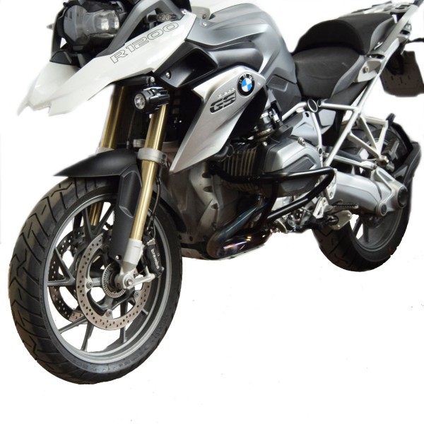 Barra protectora inferior para BMW R 1200 GS LC /Rallye (13-18), par, negro