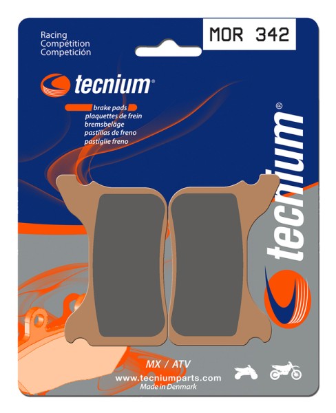 Tecnium Racing MX/ATV pastillas de freno de metal sinterizado - MOR342