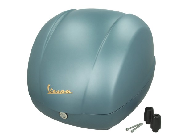 Baúl trasero para Vespa de 36 l, azul, sin acolchado para la espalda, Blue Officina 8 (D31)