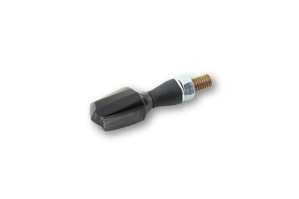 HIGHSIDER Smart Block Indicador LED carcasa negro / lente gris humo (par), delantero y trasero