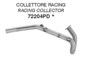 ARROW Racing-Krümmer für Fantic XEF / XMF 125 Modelljahr 2025-